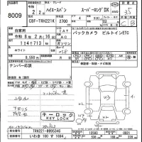 Toyota HIACE VAN лот № 8009 оценка 3.5  с аукциона в Японии 5