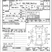 Nissan CUBE лот № 2425 оценка 3  с аукциона в Японии 5