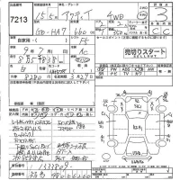 Honda ACTY TRUCK лот № 7213 оценка 3  с аукциона в Японии 4