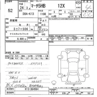 Nissan MARCH лот № 52 оценка 4  с аукциона в Японии 5