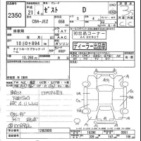 Honda ZEST лот № 2350 оценка 3.5  с аукциона в Японии 5