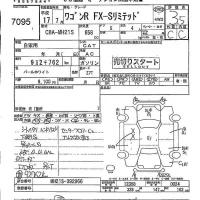 Suzuki WAGON R лот № 7095 оценка 3.5  с аукциона в Японии 4