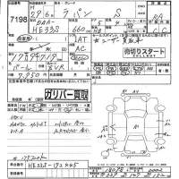 Suzuki ALTO LAPIN лот № 7198 оценка RA  с аукциона в Японии 4