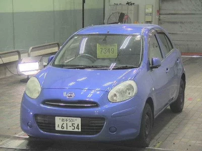 Nissan MARCH  с аукциона в Японии