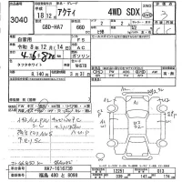 Honda ACTY TRUCK лот № 3040 оценка 3  с аукциона в Японии 5