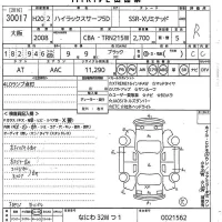 Toyota HILUX SURF лот № 30017 оценка R  с аукциона в Японии 10