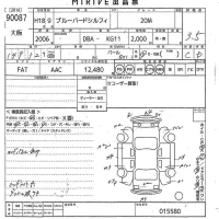 Nissan SYLPHY лот № 90087 оценка 3.5  с аукциона в Японии 9