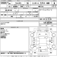 Subaru FORESTER лот № 59009 оценка R  с аукциона в Японии 2