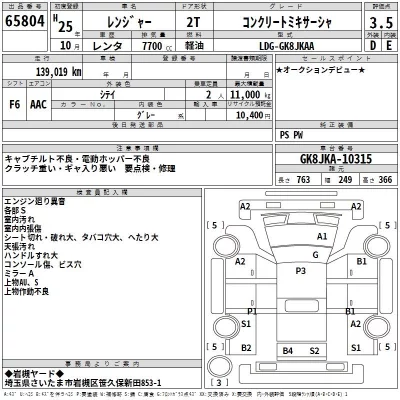Hino RANGER  с аукциона в Японии
