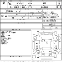 Toyota VEROSSA лот № 95 оценка R  с аукциона в Японии 2