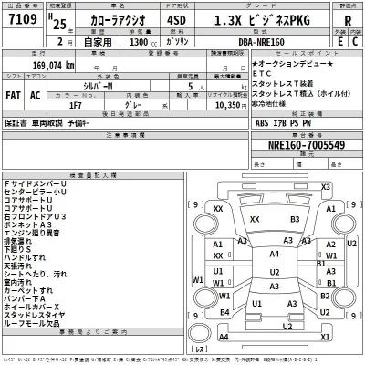 Toyota COROLLA AXIO  с аукциона в Японии