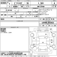 Toyota PIXIS MEGA лот № 83005 оценка 4  с аукциона в Японии 2