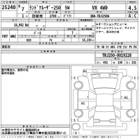 Toyota LAND CRUISER лот № 25240 оценка 4.5  с аукциона в Японии 2