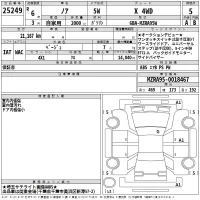 Toyota NOAH лот № 25249 оценка 5  с аукциона в Японии 2