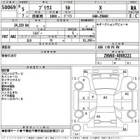 Toyota Prius лот № 50069 оценка RA  с аукциона в Японии 2