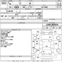 Daihatsu MIRA лот № 7073 оценка 3.5  с аукциона в Японии 2