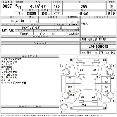 Honda INSPIRE  с аукциона в Японии