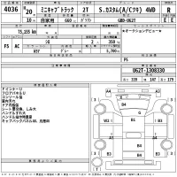 Mitsubishi MINICAB TRUCK лот № 4036 оценка R  с аукциона в Японии 2