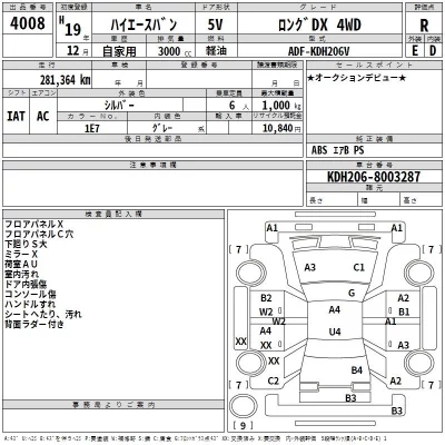Toyota HIACE VAN  с аукциона в Японии