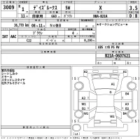 Nissan DAYZ ROOX лот № 3009 оценка 3.5  с аукциона в Японии 2