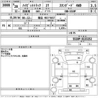 Daihatsu HIJET TRUCK лот № 3008 оценка 3.5  с аукциона в Японии 2