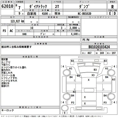 Toyota DYNA  с аукциона в Японии