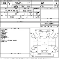 Honda ACTY TRUCK лот № 7017 оценка 3  с аукциона в Японии 2