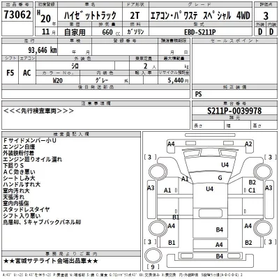 Daihatsu HIJET TRUCK  с аукциона в Японии