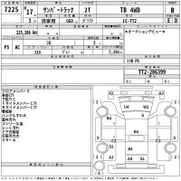 Subaru SAMBAR лот № 7225 оценка R  с аукциона в Японии 2