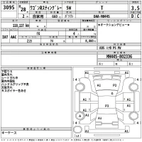 Suzuki WAGON R лот № 3095 оценка 3.5  с аукциона в Японии 2