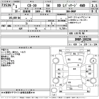 Mazda CX-30 лот № 73536 оценка 3.5  с аукциона в Японии 2