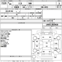 Daihatsu SONICA лот № 7229 оценка 3  с аукциона в Японии 2