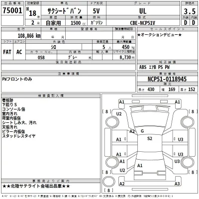 Toyota SUCCEED  с аукциона в Японии