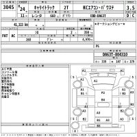 Suzuki CARRY TRUCK лот № 3045 оценка 3.5  с аукциона в Японии 2