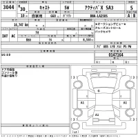 Daihatsu Cast лот № 3044 оценка 5  с аукциона в Японии 2