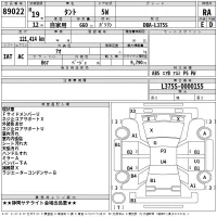 Daihatsu TANTO лот № 89022 оценка RA  с аукциона в Японии 2
