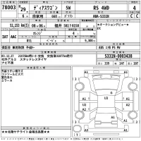 Subaru GOLF ALLTRACK лот № 78003 оценка 4  с аукциона в Японии 2
