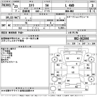 Subaru STELLA лот № 78301 оценка 3  с аукциона в Японии 2