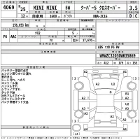 BMW MINI лот № 4069 оценка 3.5  с аукциона в Японии 2