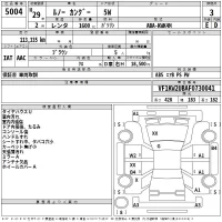 Renault KANGOO лот № 5004 оценка 3  с аукциона в Японии 2
