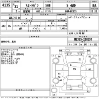 Suzuki ALTO LAPIN лот № 4135 оценка RA  с аукциона в Японии 2