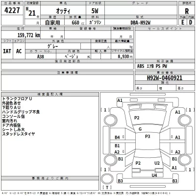 Nissan OTTI  с аукциона в Японии