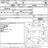 Mitsubishi MINICA лот № 4193 оценка RA  с аукциона в Японии 2