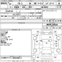 Mazda CX-3 лот № 80641 оценка R  с аукциона в Японии 2