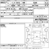 Mercedes-Benz A CLASS лот № 80022 оценка 4.5  с аукциона в Японии 2