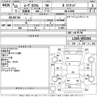 Daihatsu MOVE лот № 4426 оценка 3  с аукциона в Японии 2