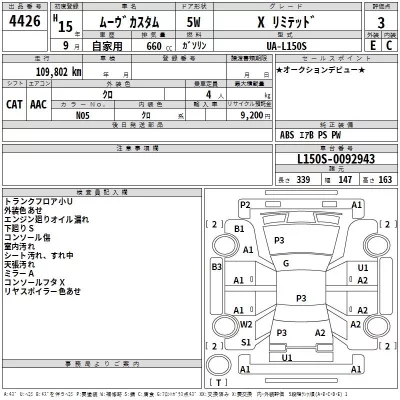 Daihatsu MOVE  с аукциона в Японии