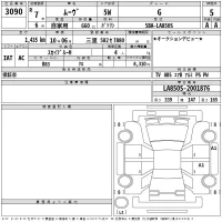 Daihatsu MOVE лот № 3090 оценка 5  с аукциона в Японии 2