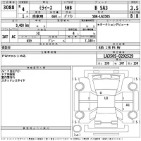 Daihatsu MIRA E S лот № 3088 оценка 3.5  с аукциона в Японии 2