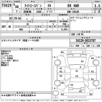 Toyota LITE ACE VAN лот № 75029 оценка 3.5  с аукциона в Японии 2